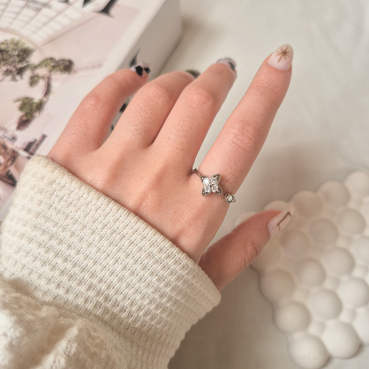 انگشتر ستاره جواهری - نمای 2