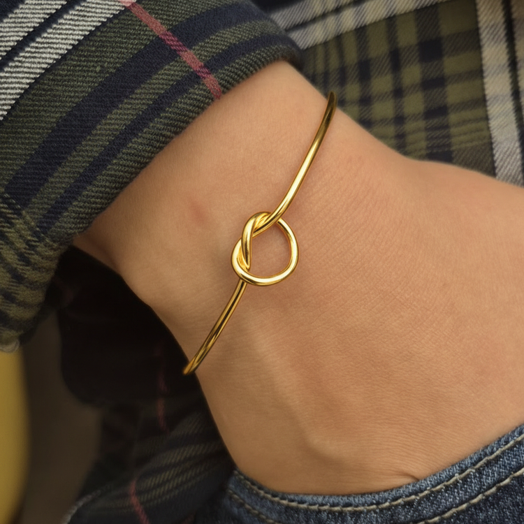 خرید بنگل گره طلایی از لیمو اکسسوری